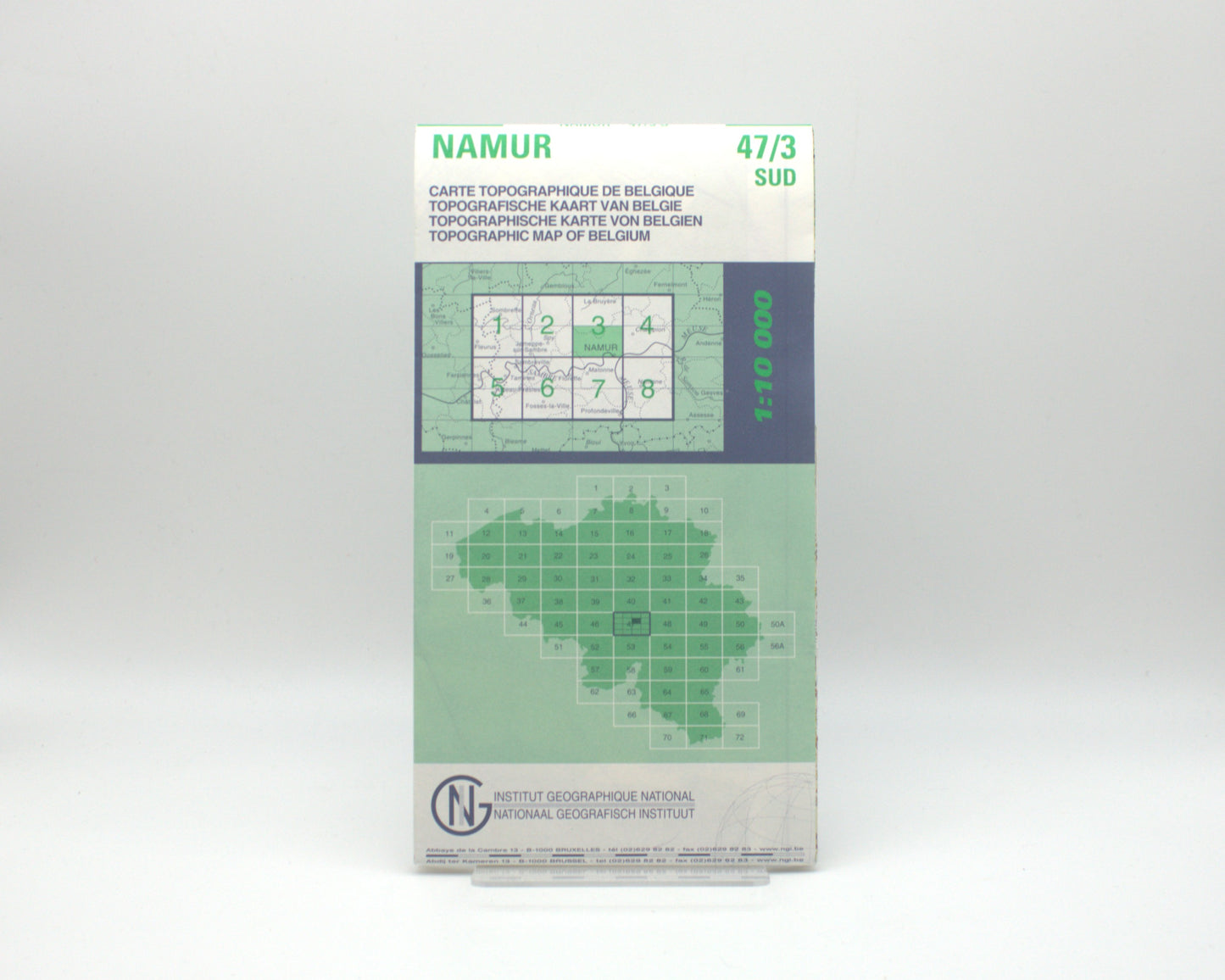 Carte IGN - Namur 47/3 Sud