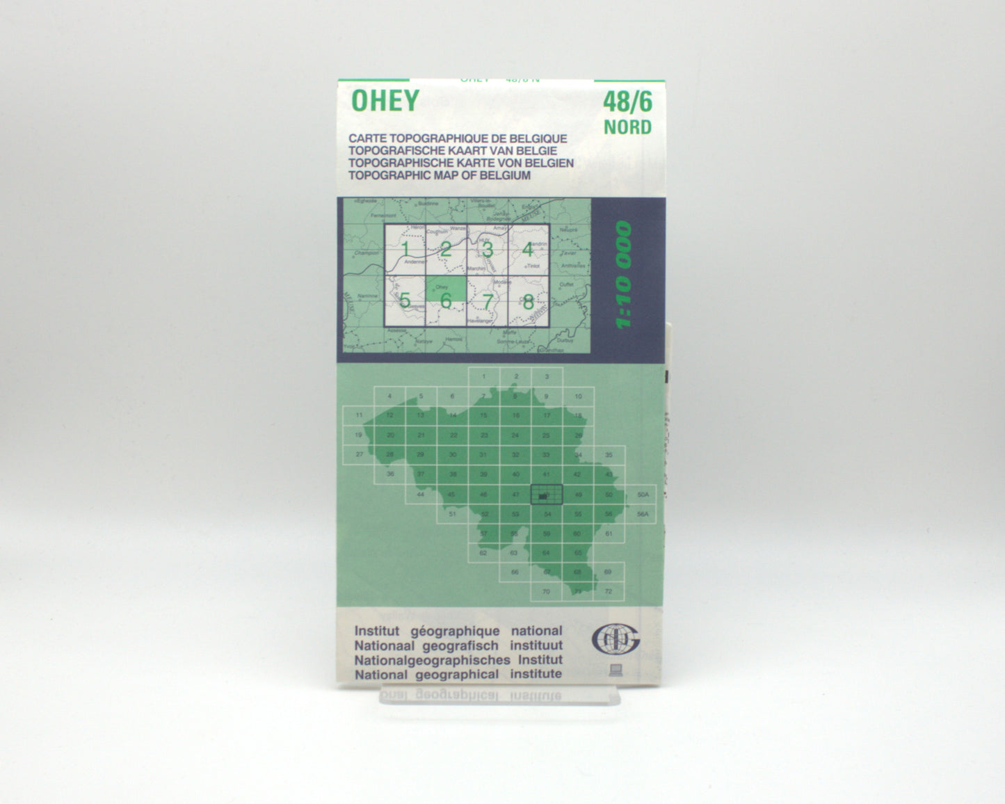 Carte IGN - Ohey 48/ 6 Nord