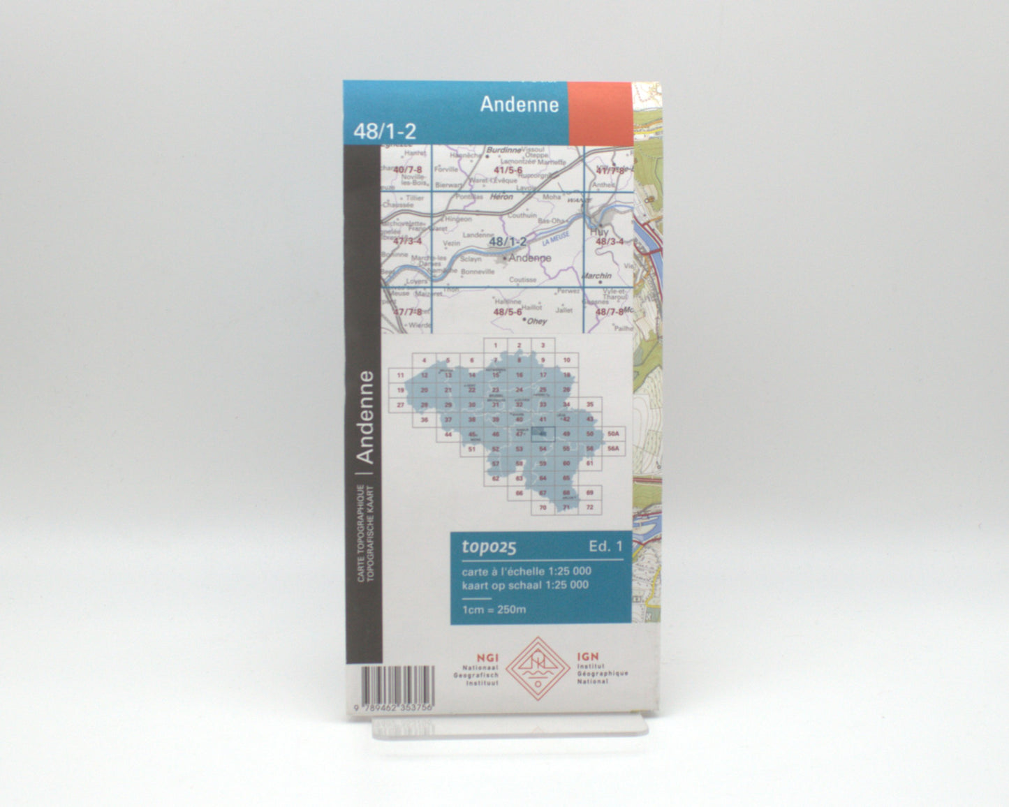 Carte IGN - Andenne 48/ 1-2