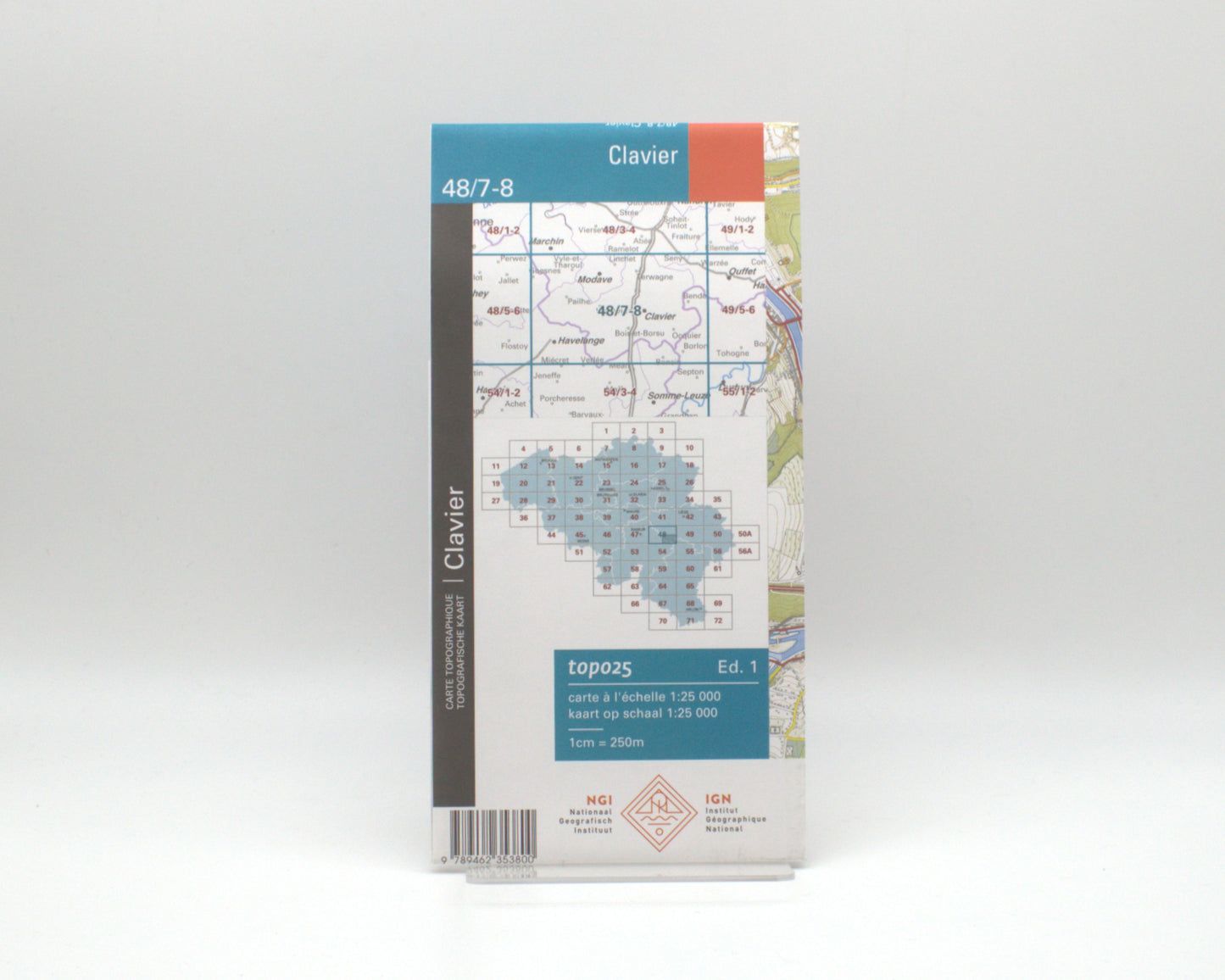 Carte IGN - Clavier 48/7-8