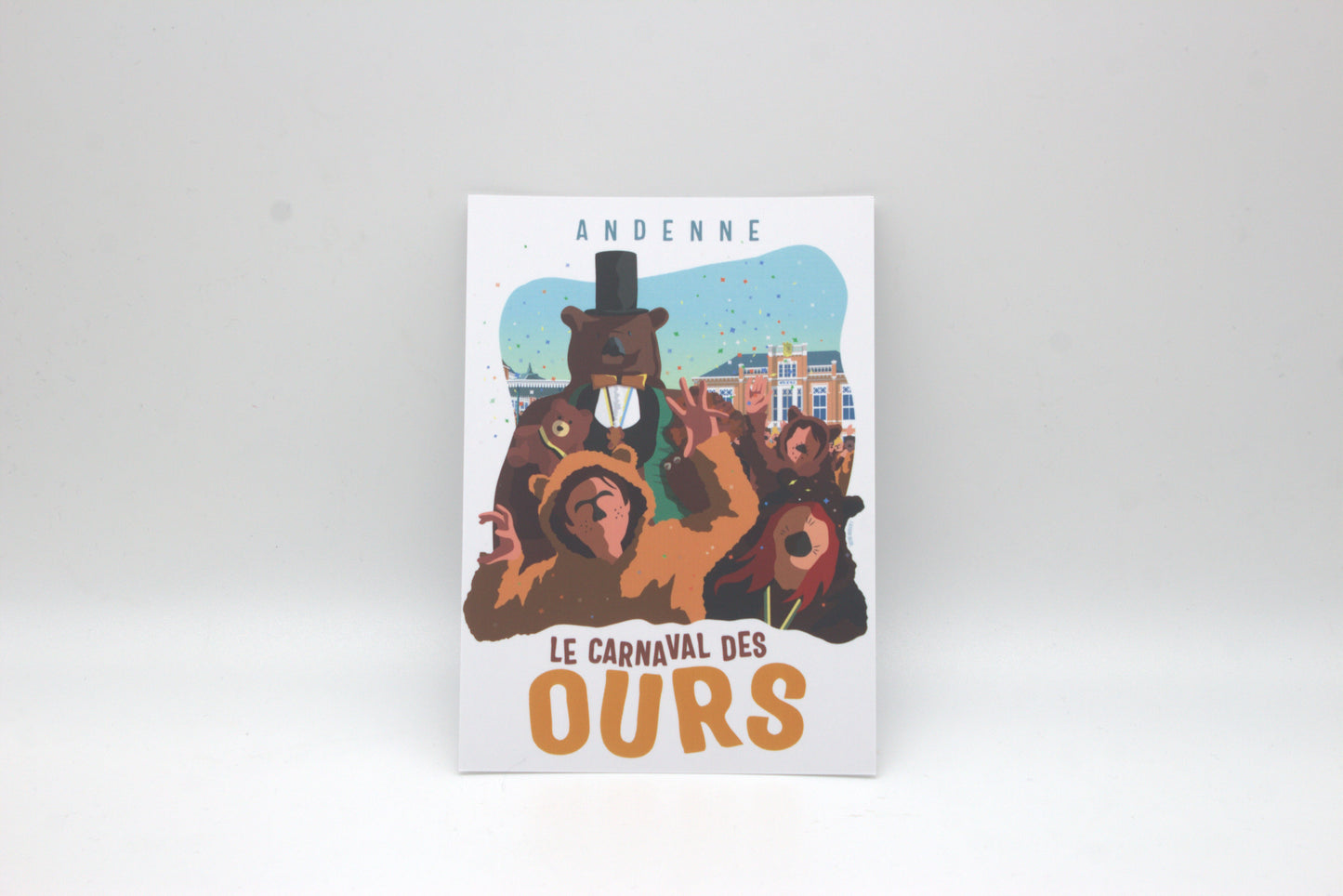 Carte postale - Carnaval des Ours par l'Affiche Belge