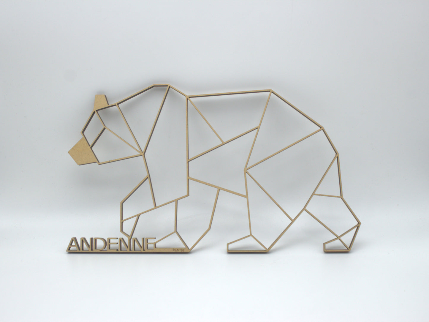 Sculpture en bois d'Ours - Debout