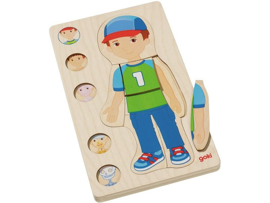 Puzzle - Le corps humain Fille/Garçon