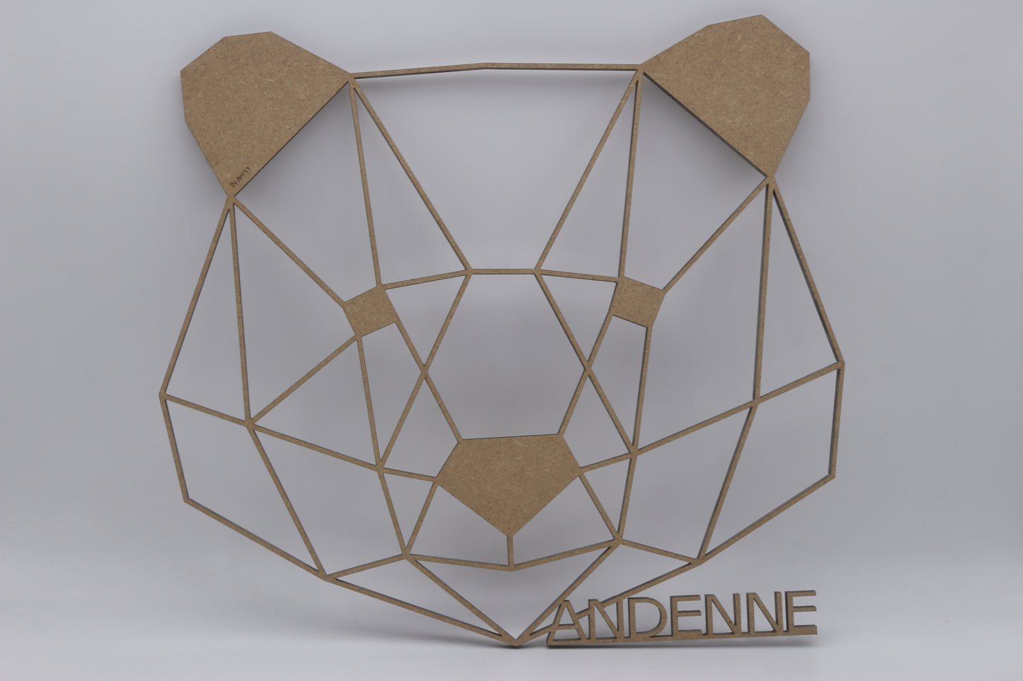 Sculpture en bois - Tête d'ours