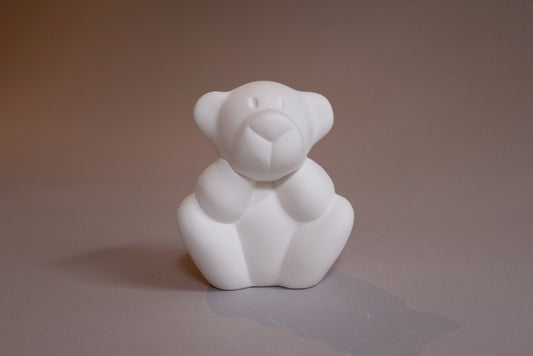 Ours moyen blanc biscuit - Rik Delrue