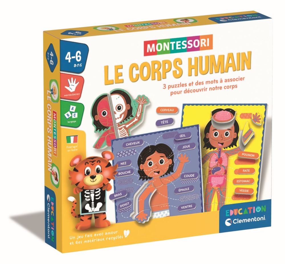 Le corps humain - Montessori
