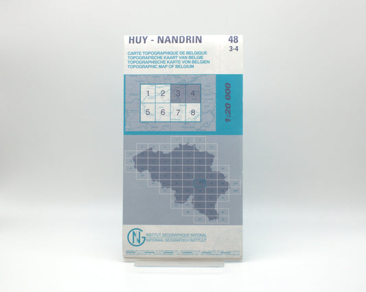 Carte IGN - Huy - Nandrin 48/ 3-4