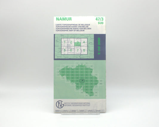 Carte IGN - Namur 47/3 Sud
