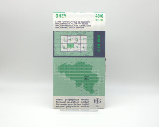 Carte IGN - Ohey 48/ 6 Nord