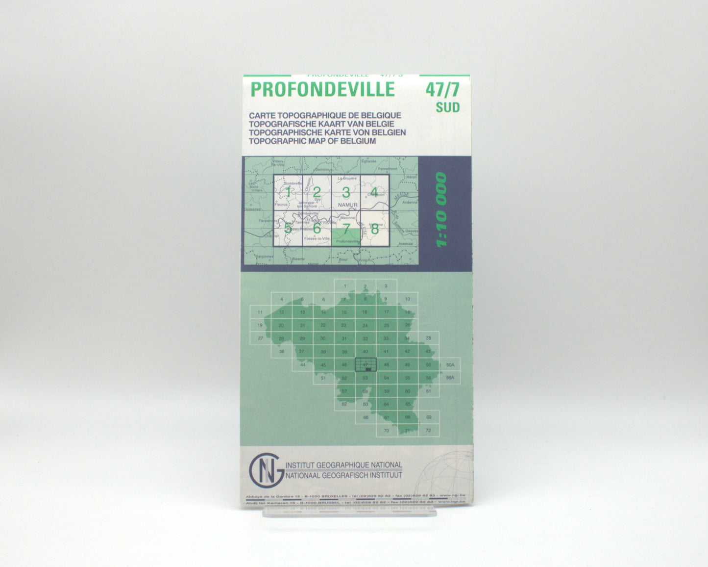 Carte IGN - Profondeville 47/ 7 Sud