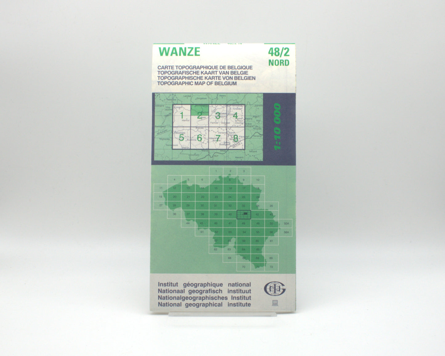 Carte IGN - Wanze 48/ 2 Nord