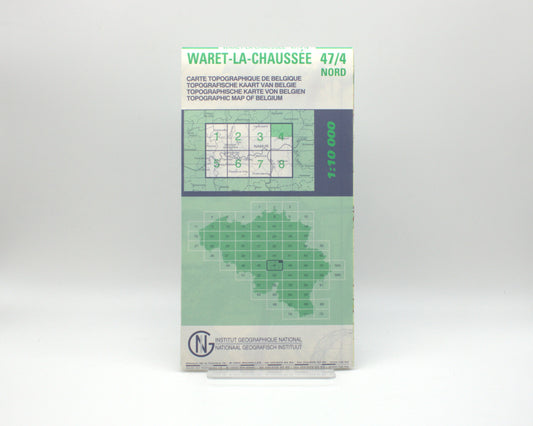 Carte IGN - Waret-La-Chaussée 47/ 4 Nord