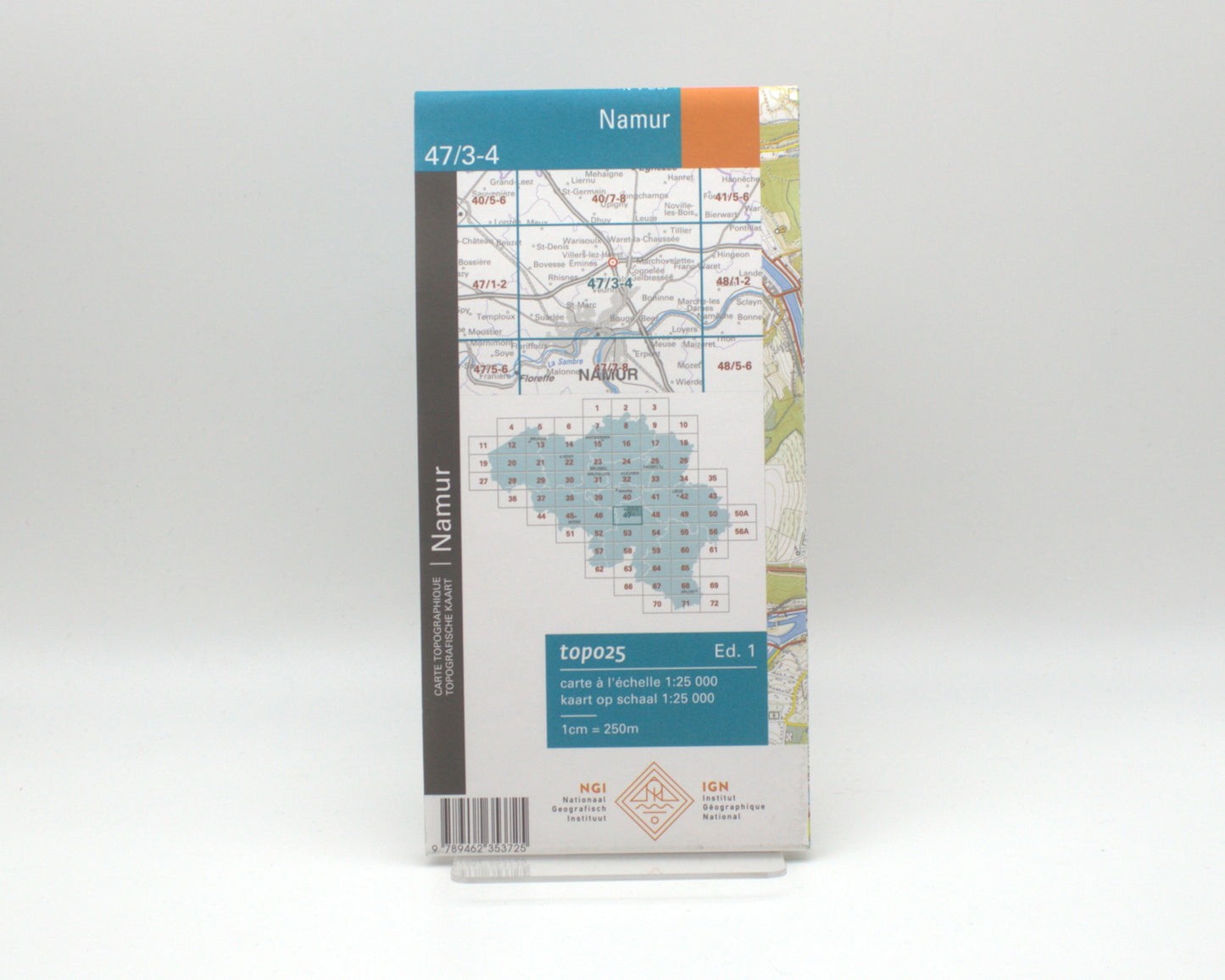 Carte IGN - Namur 47/3-4