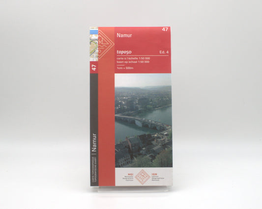 Carte IGN - Namur 47 topo 50