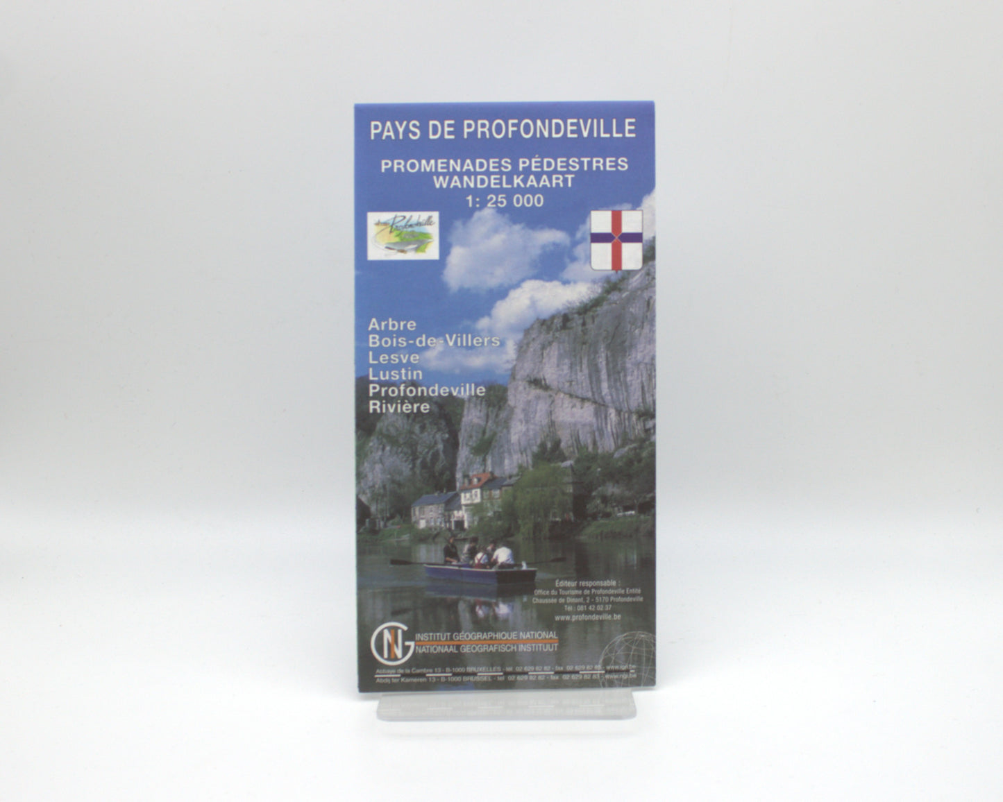 Carte de promenades - Pays de Profondeville