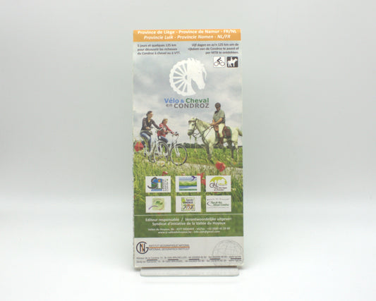 Carte de promenades - Vélo et cheval en Condroz