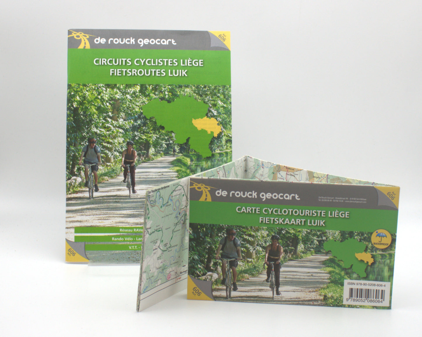 Carte de promenades - Circuits cyclistes Liège