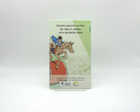 Carte de promenades - Evasions équestres au Pays des tiges et des chavées