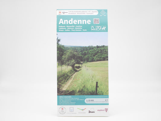 Carte de promenades d'Andenne