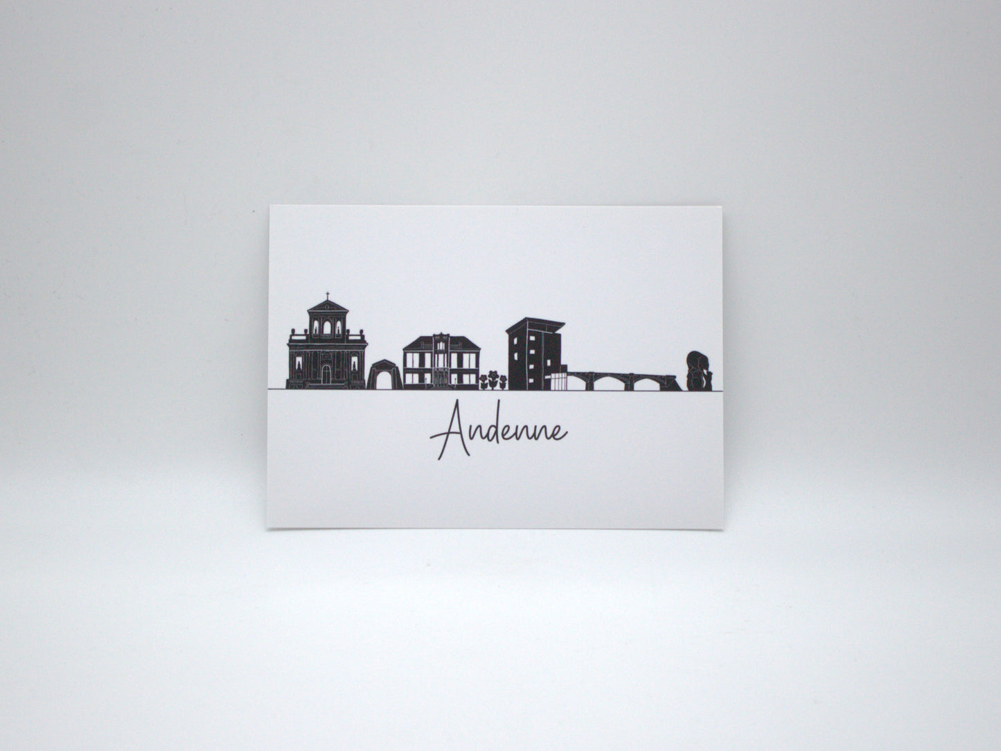 Carte postale - Skyline noir