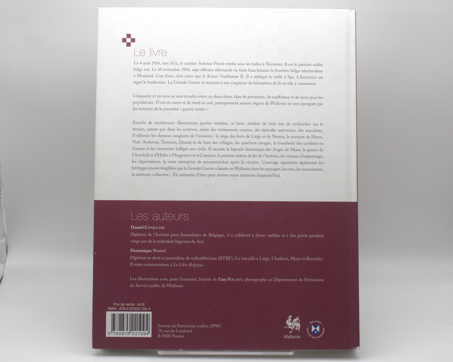 Sur les traces de 14-18 en Wallonie - La mémoire du Patrimoine