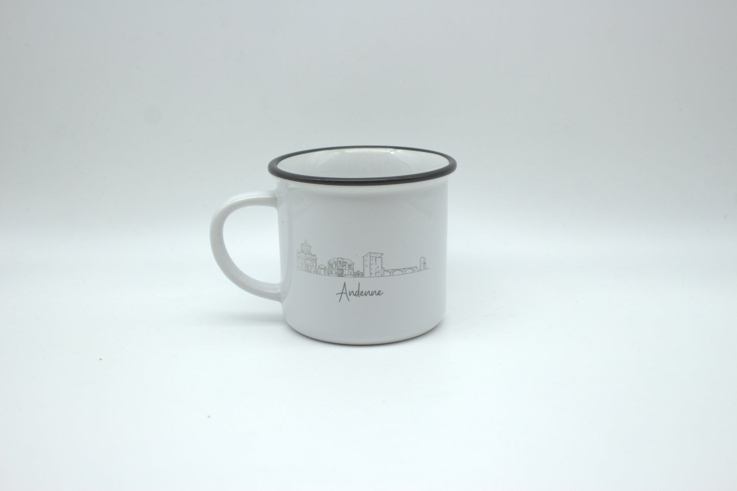 Mug "Andenne" - Skyline blanc