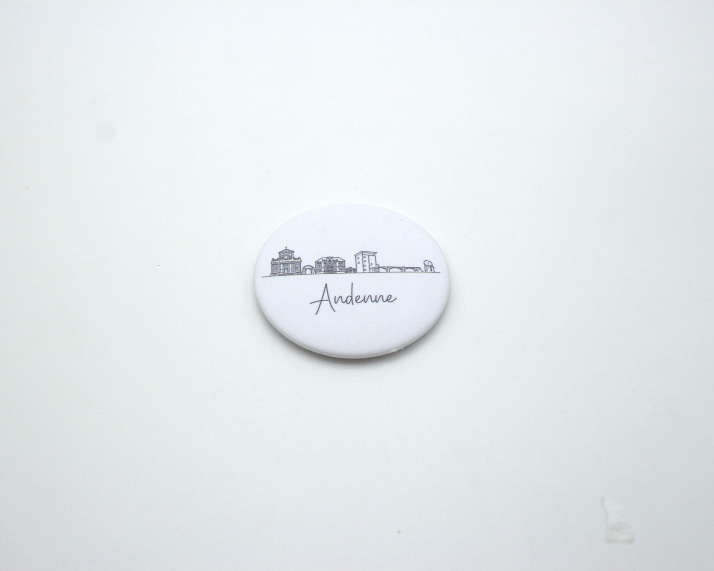Magnet "Andenne" - Skyline blanc