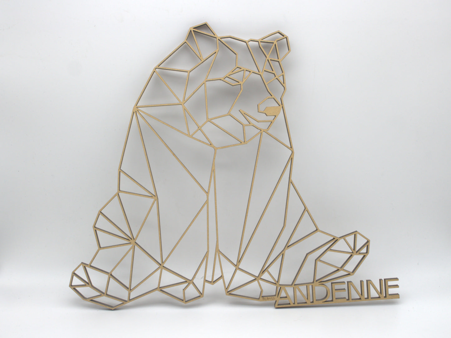 Sculpture en bois d'Ours - Assis