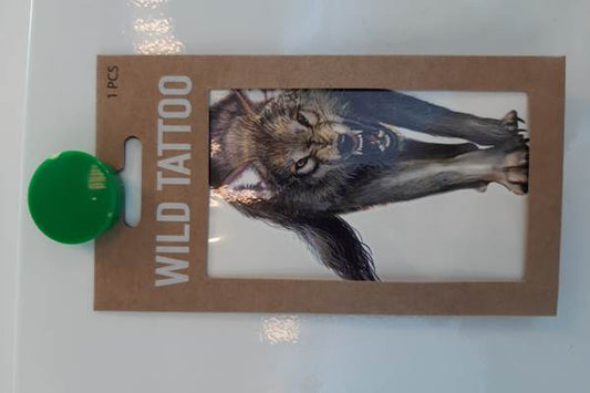 Tattoo mammouth - papillon - loup