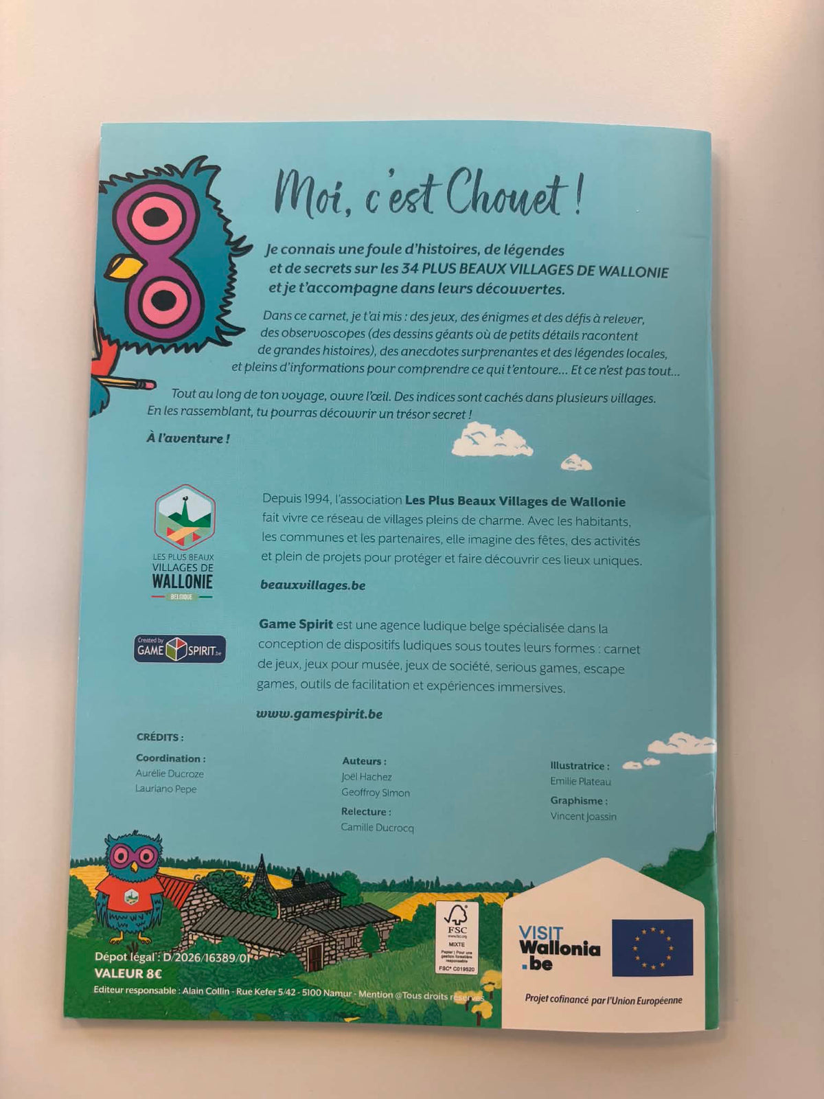Carnet de jeux - Chouet' Villages